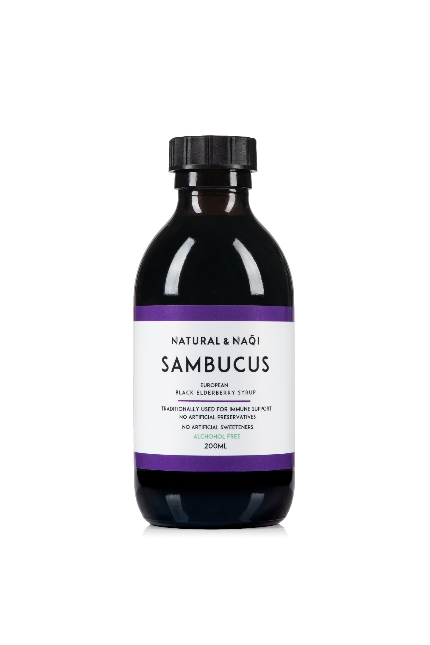 Natural Elderberry Sambucus Syrup